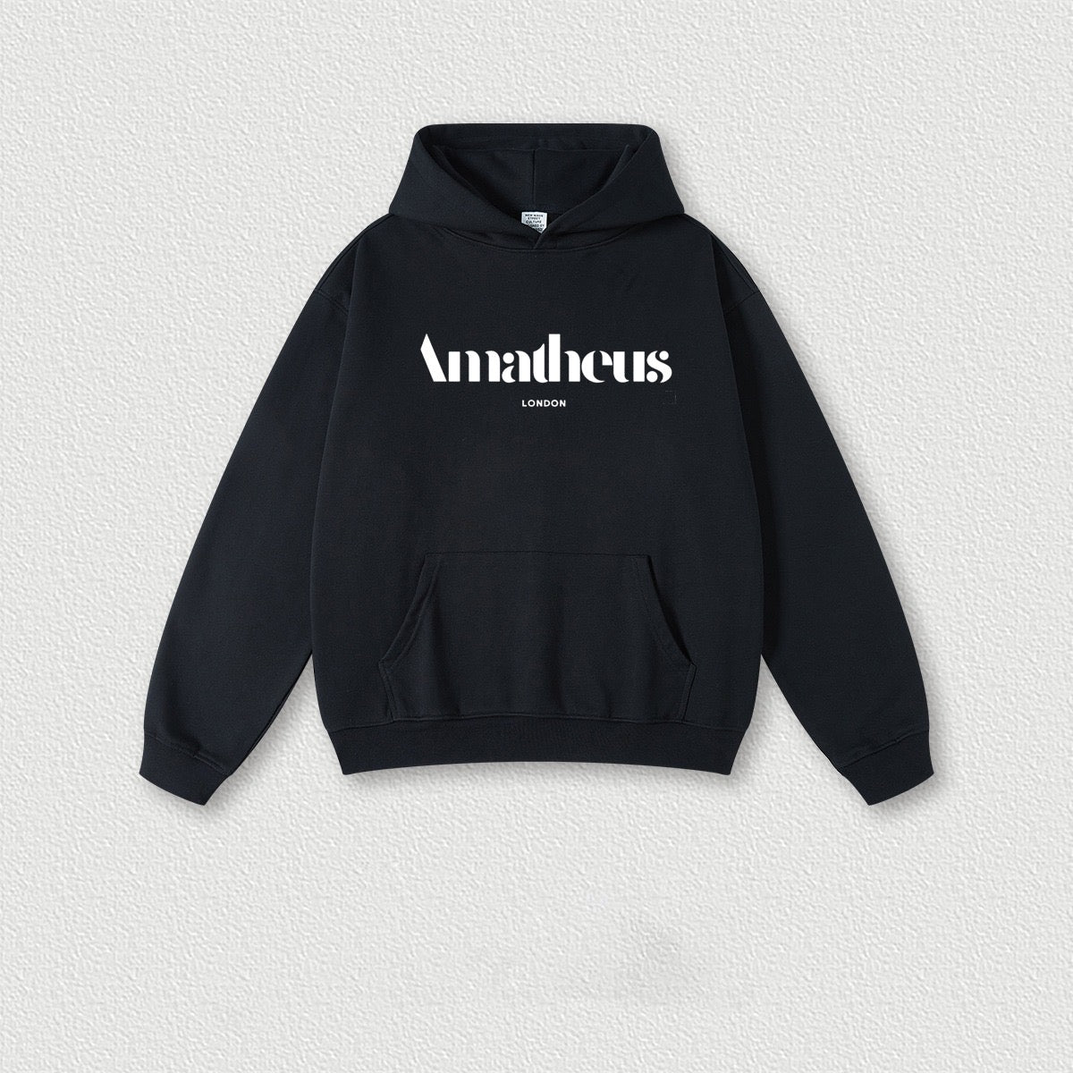 Amatheus London Oversize Black Hoodie