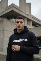 Amatheus London Oversize Black Hoodie