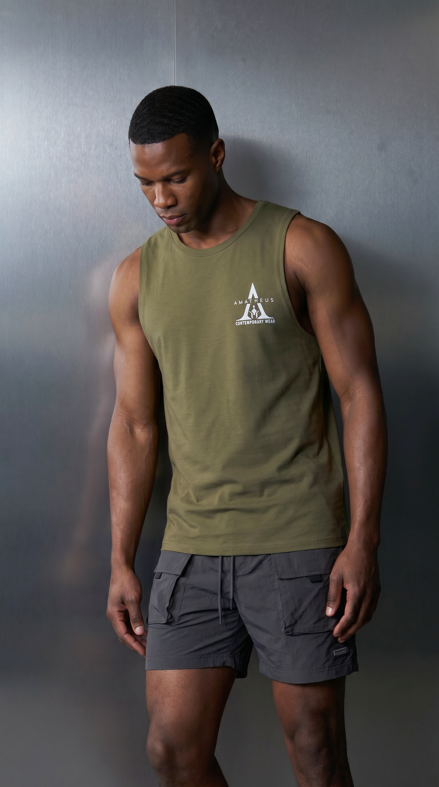Infinity Homme Solid Tank Top