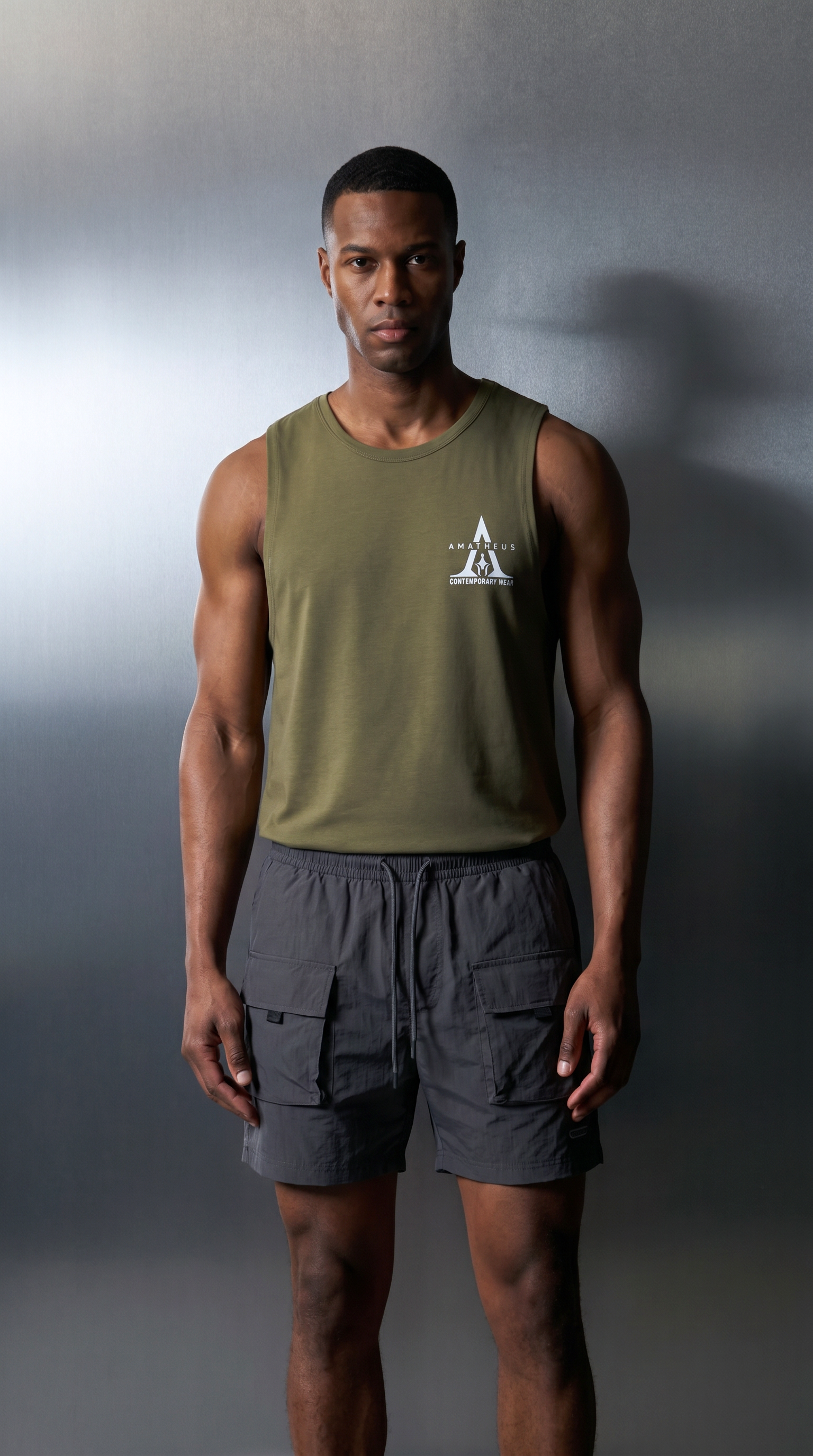 Infinity Homme Solid Tank Top