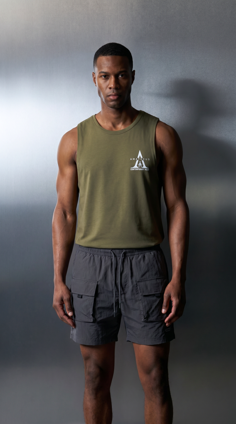 Infinity Homme Solid Tank Top