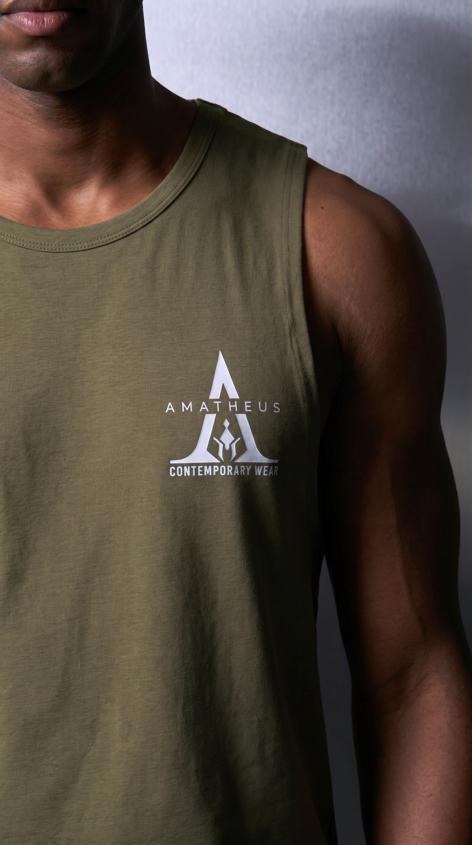 Infinity Homme Solid Tank Top