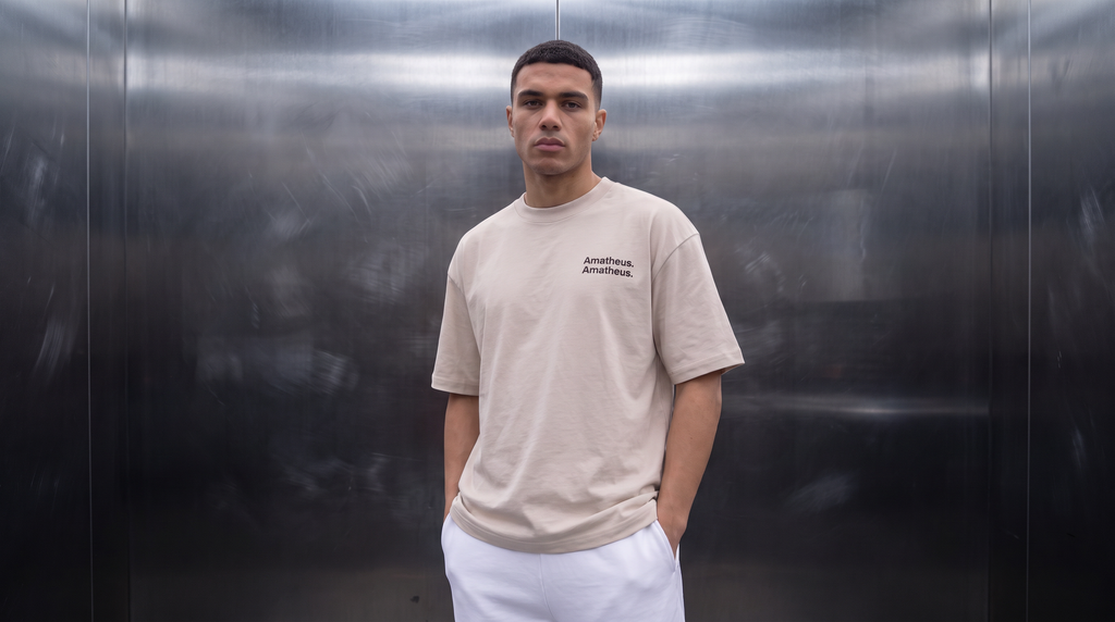 Amatheus Silicone Logo Oversized Tee