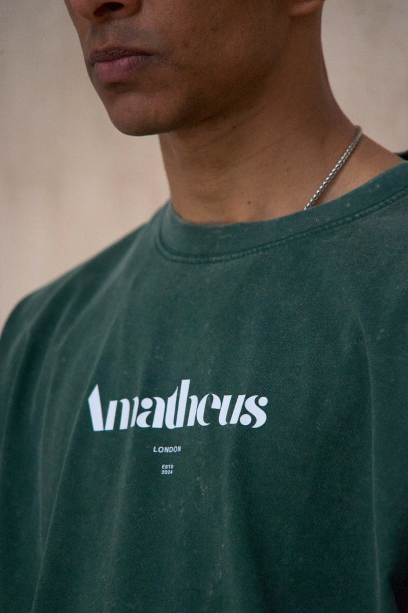 Amatheus Veridian Dusk Oversized Tee