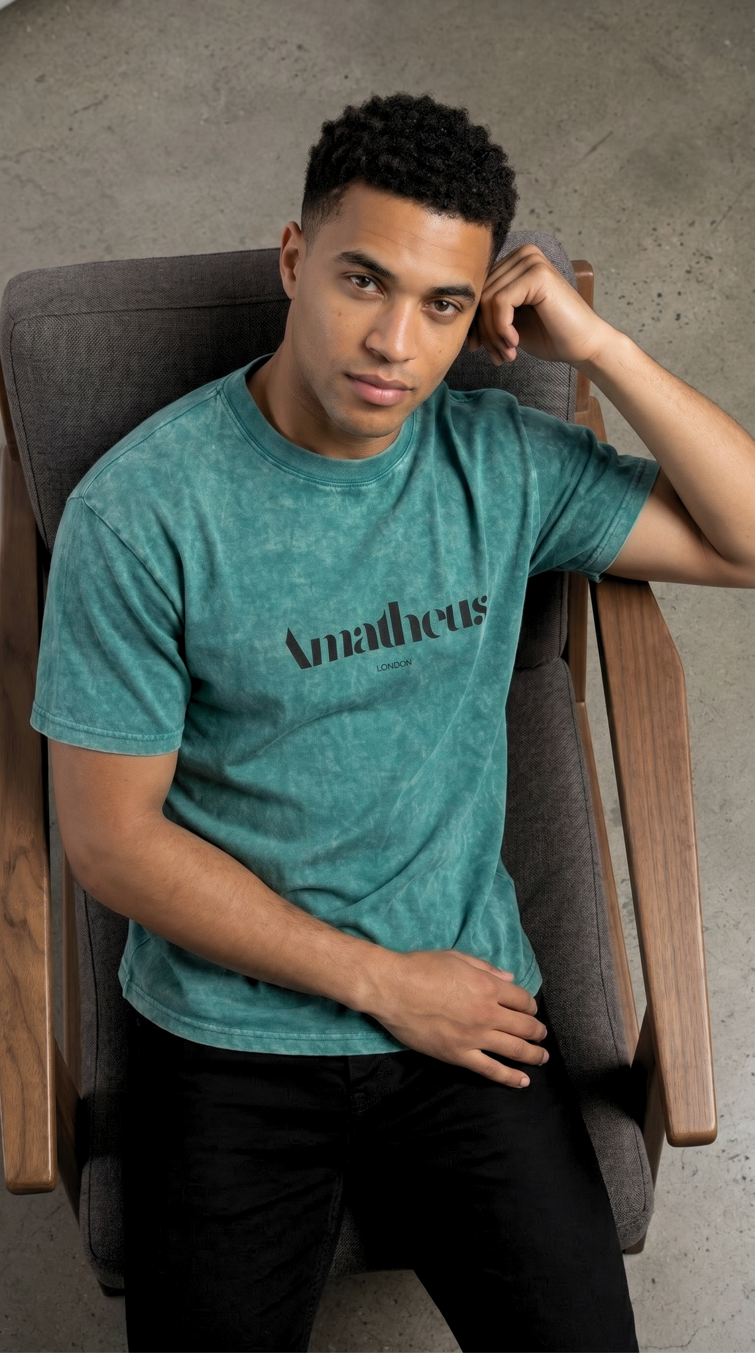 Amatheus Azure Oversized Tee