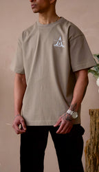 Olive green underground oversize T-shirt Helios Tee