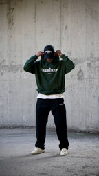 Amatheus Forest Green Oversize Hoodie