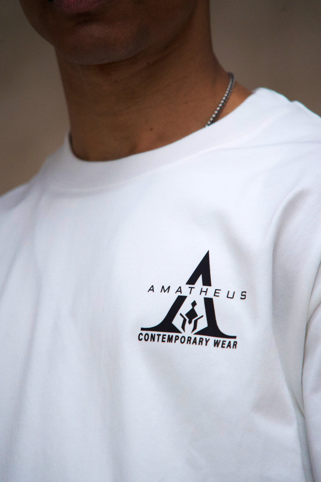 White underground oversize T-shirt Helios Tee