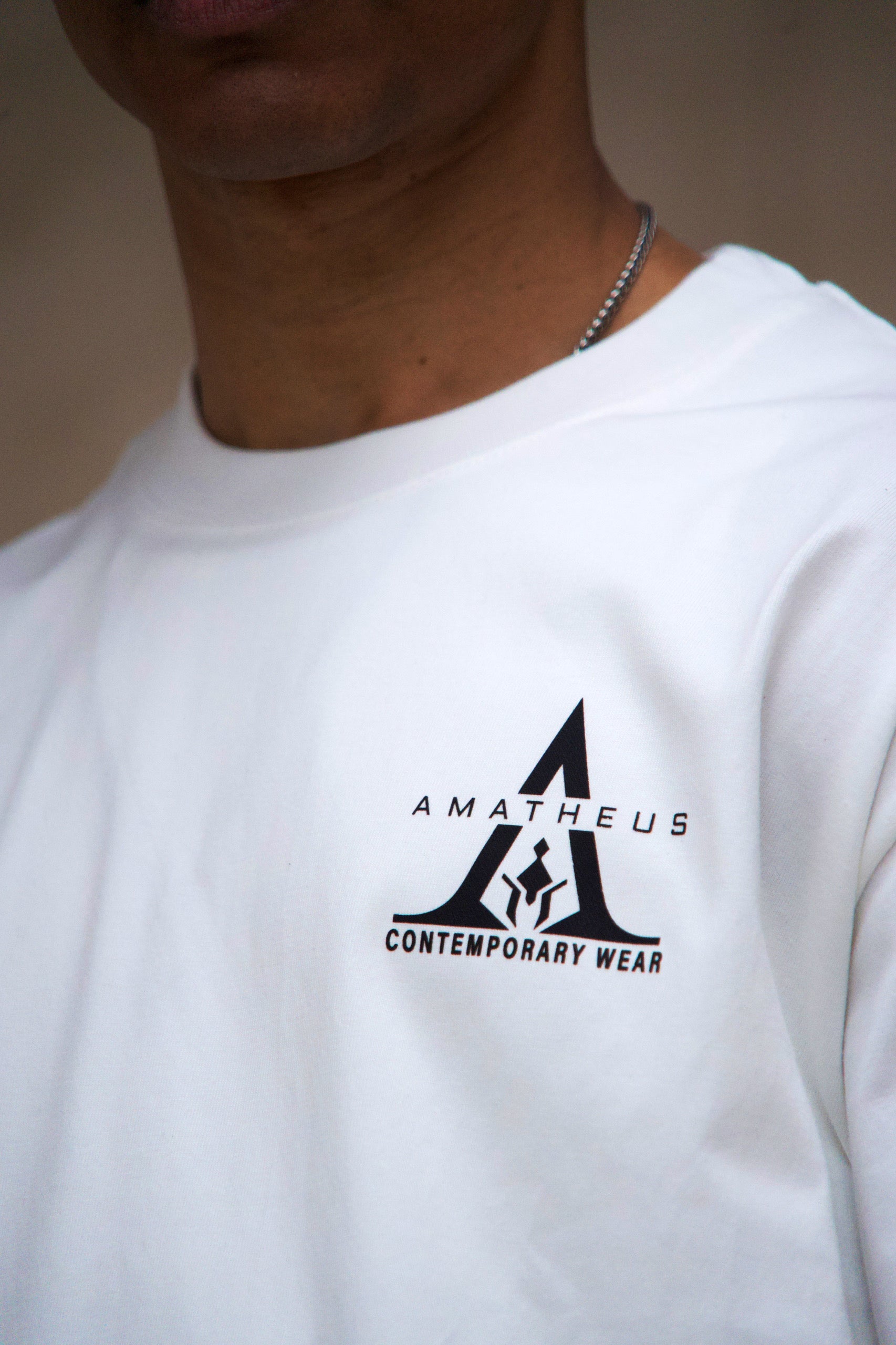 White underground oversize T-shirt Helios Tee