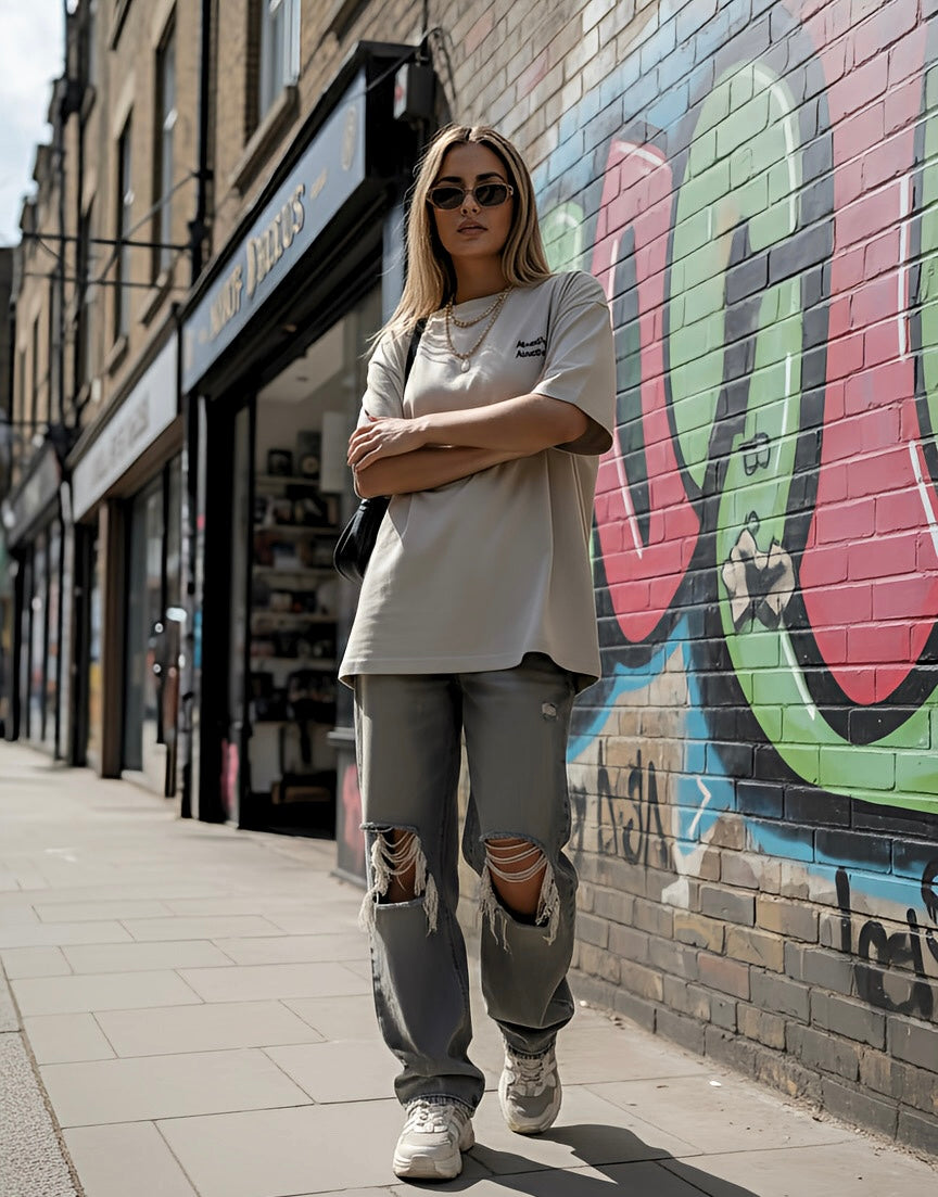 Amatheus Silicone Logo Oversized Tee