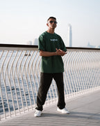 Amatheus Veridian Dusk Oversized Tee