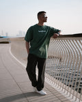 Amatheus Veridian Dusk Oversized Tee